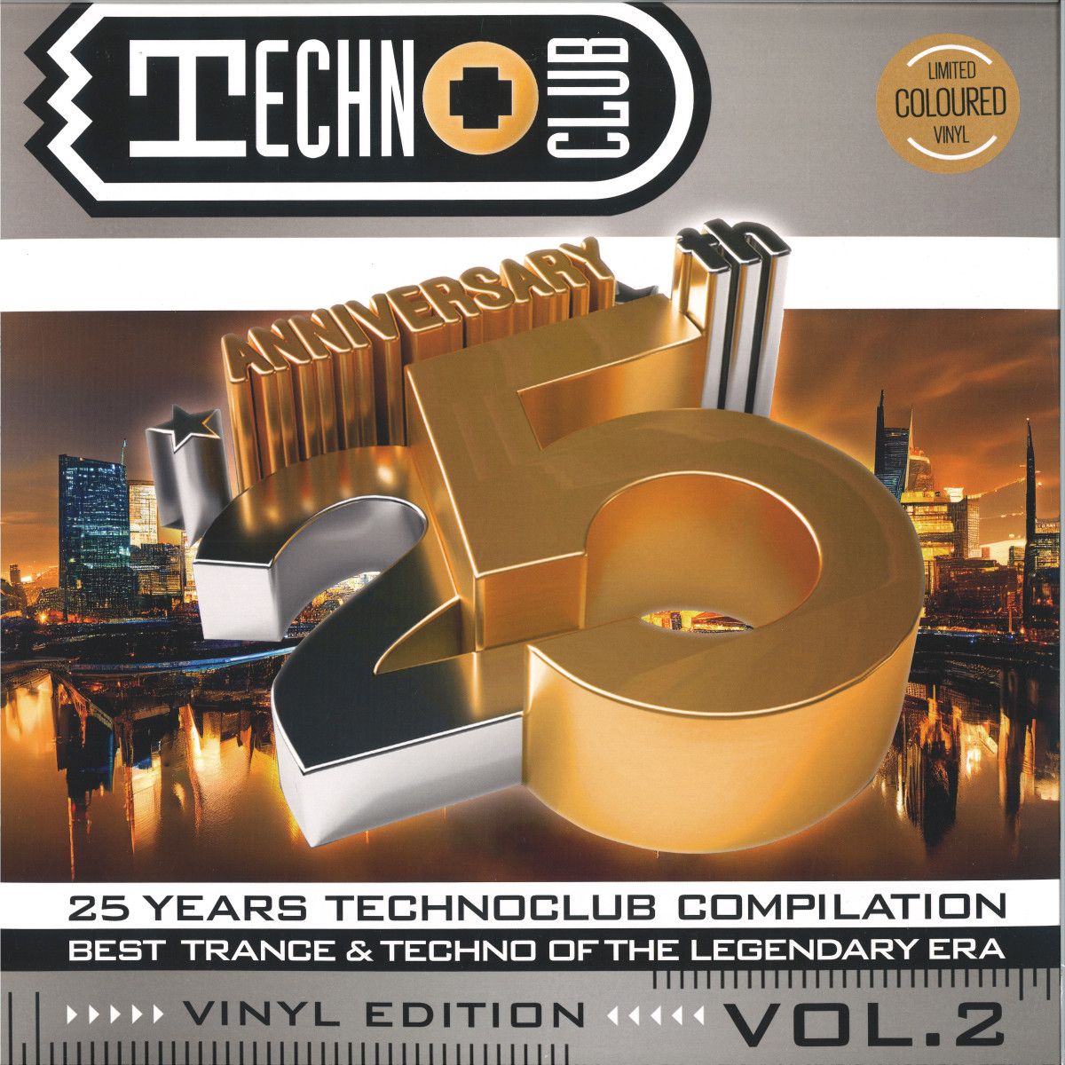 Various - 25 Years Techno Club Compilation Vinyl Edit.Vol 2 LP 2x12" | Zyx Music (ZYX83137-1) - main