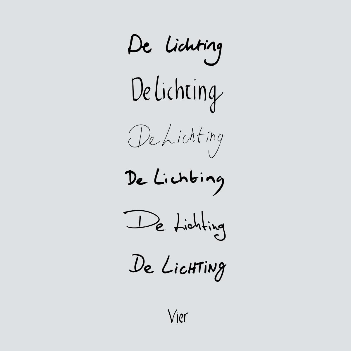 Various - Vier LP 2x12" | De Lichting (DELICHTING4) - main