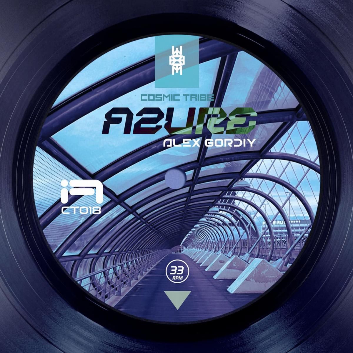 ALEX GORDIY - AZURE / ISOLATOR 12" | Cosmic Tribe (CT018) - main ALEX GORDIY - AZURE / ISOLATOR 12" | Cosmic Tribe (CT018) - main
