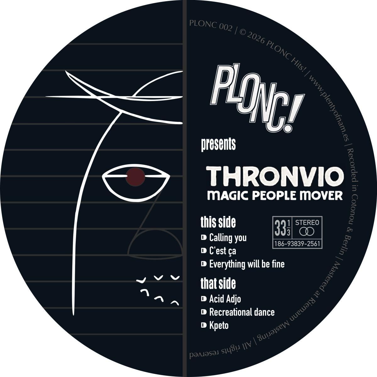 Thronvio - Magic People Mover EP | PLONC Hits! (PLONC002) - main Thronvio - Magic People Mover EP | PLONC Hits! (PLONC002) - main