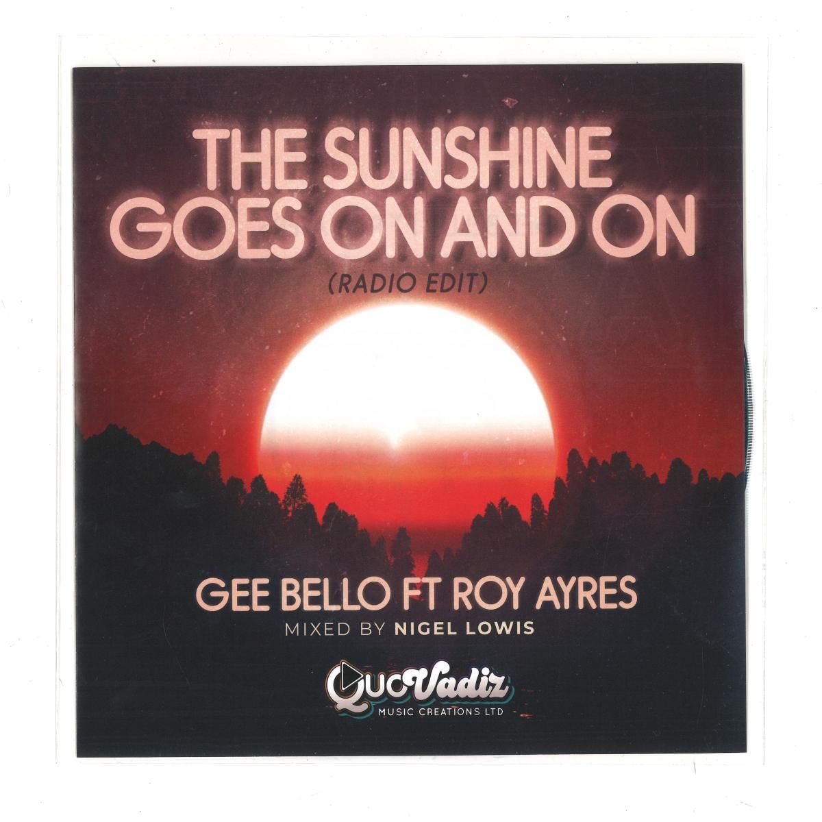 Gee Bello  &  Georgie B - The Sunshine Goes on and on / Pure Perfection with Jocelyn Brown(cool Million Mix) (georgie B Radio | JET SET RECORDS (JS7S476)