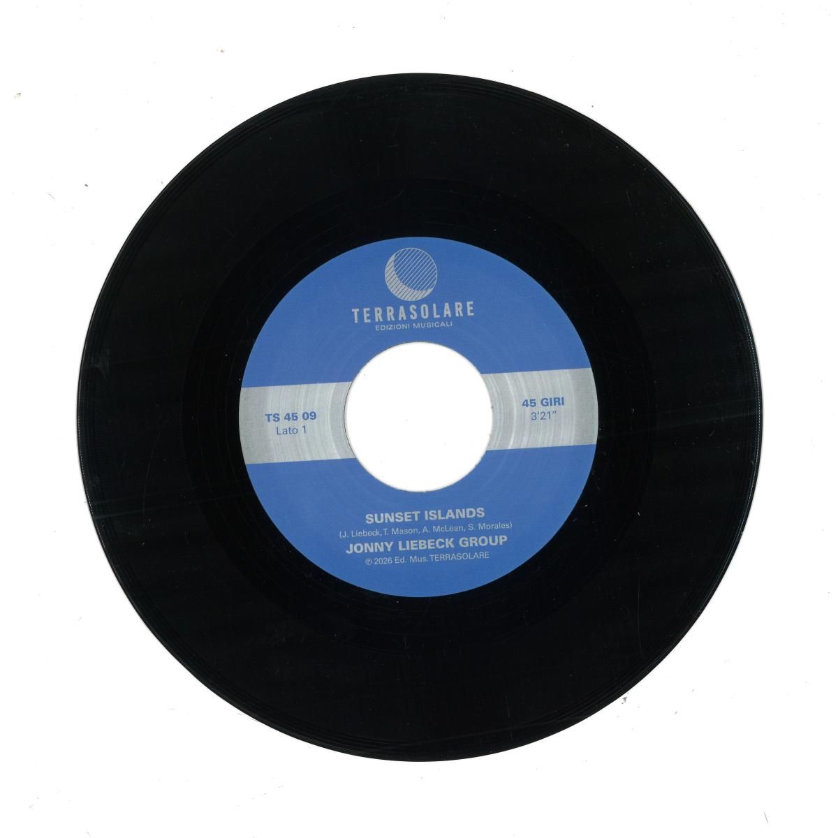 Jonny Liebeck Group - Sunset Islands/Sunrise Islands 7" | Terrasolare (TS4509) - main