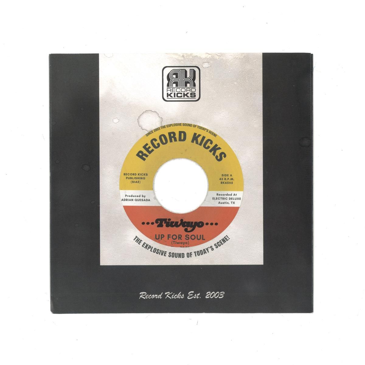 TIWAYO - UP FOR SOUL / SUNSHINE LADY | RECORD KICKS (RK45LP115) - main