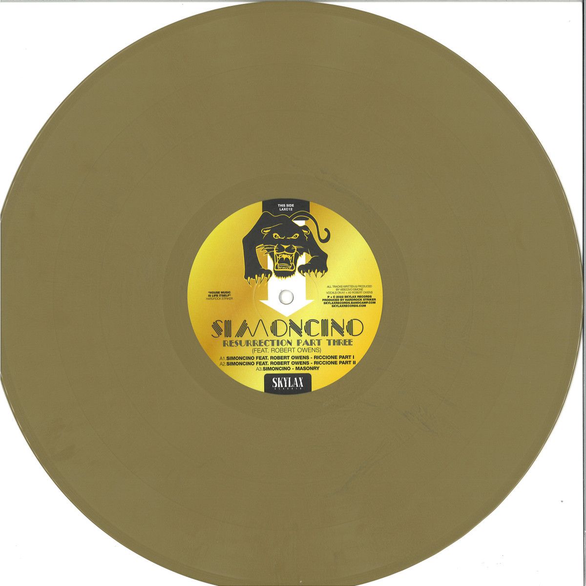 Simoncino  &  Robert Owens - Resurrection part 3 | Skylax Records (LAXC12) - main