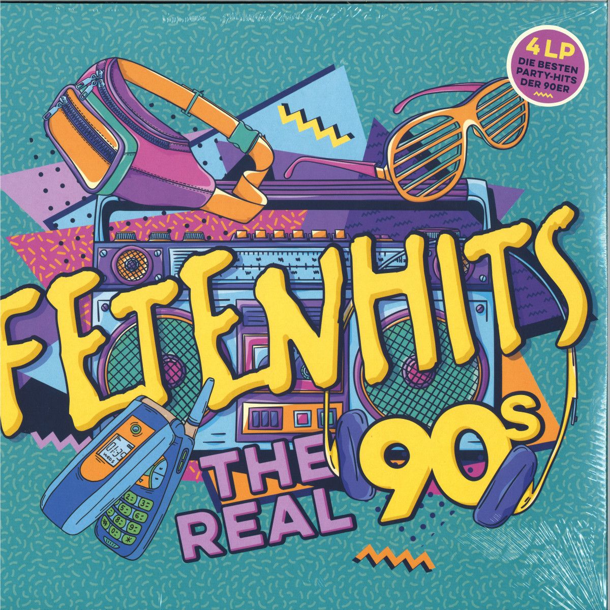 Various - Fetenhits - The Real 90s LP 4x12" | Polystar (5398386)