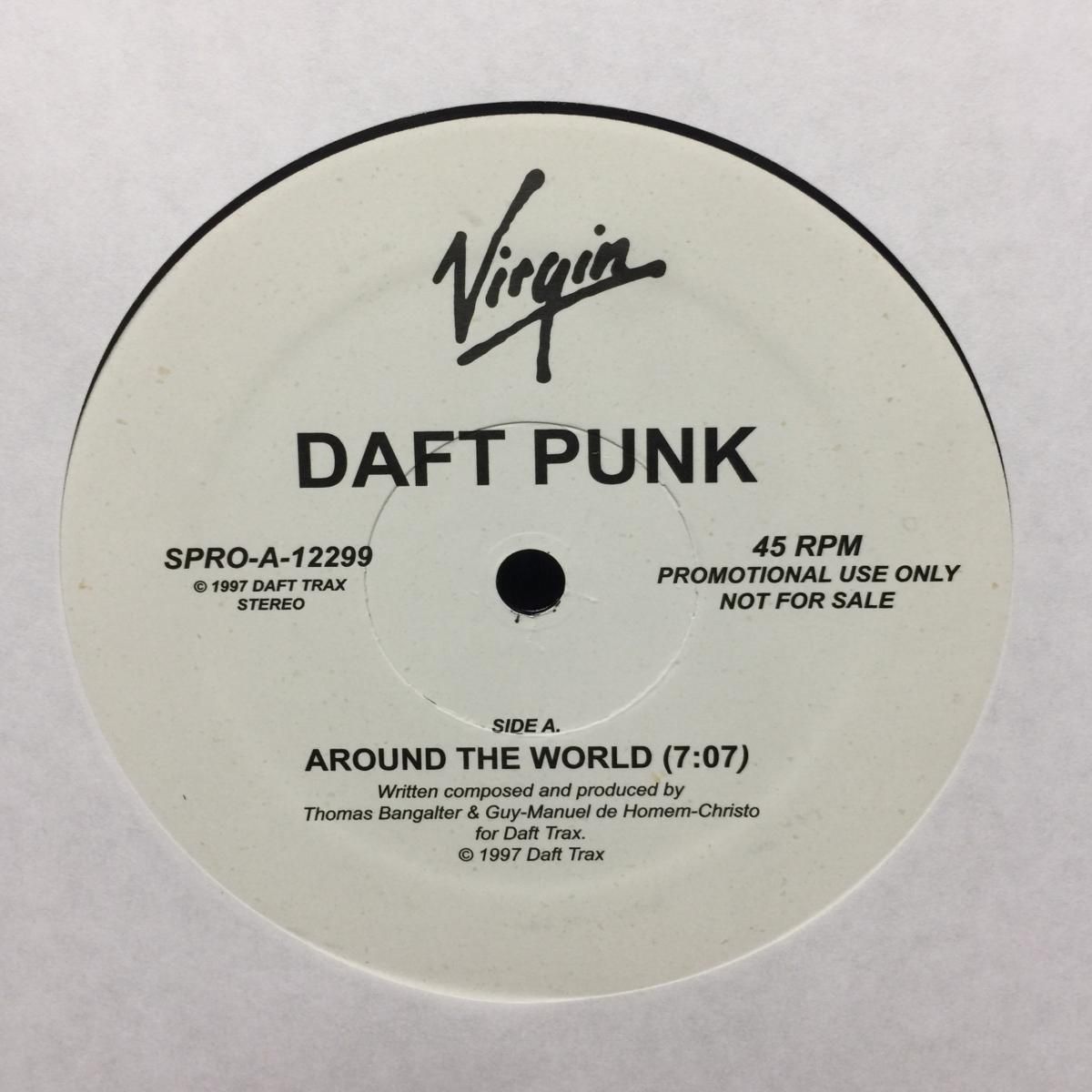 Daft Punk - Around The world(Original + M.A.W. Remix) | Virgin USA (SPRO12299) - main