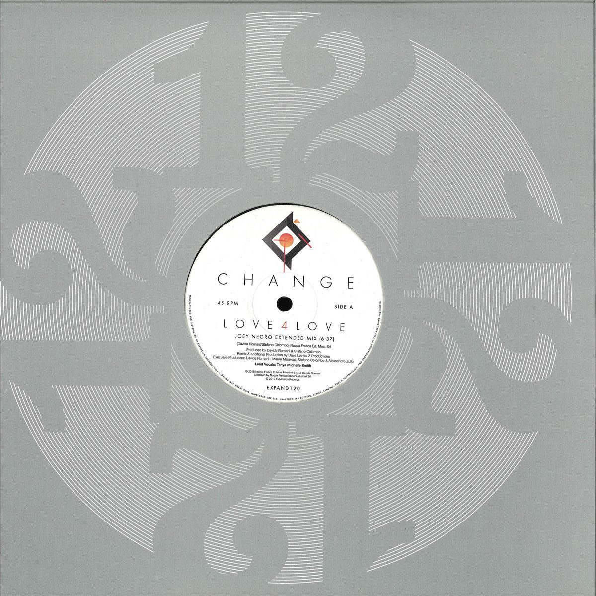 Change - Love 4 Love (Joey Negro rmx / opolopo rmx) 12" | Expansion (EXPAND120) - main