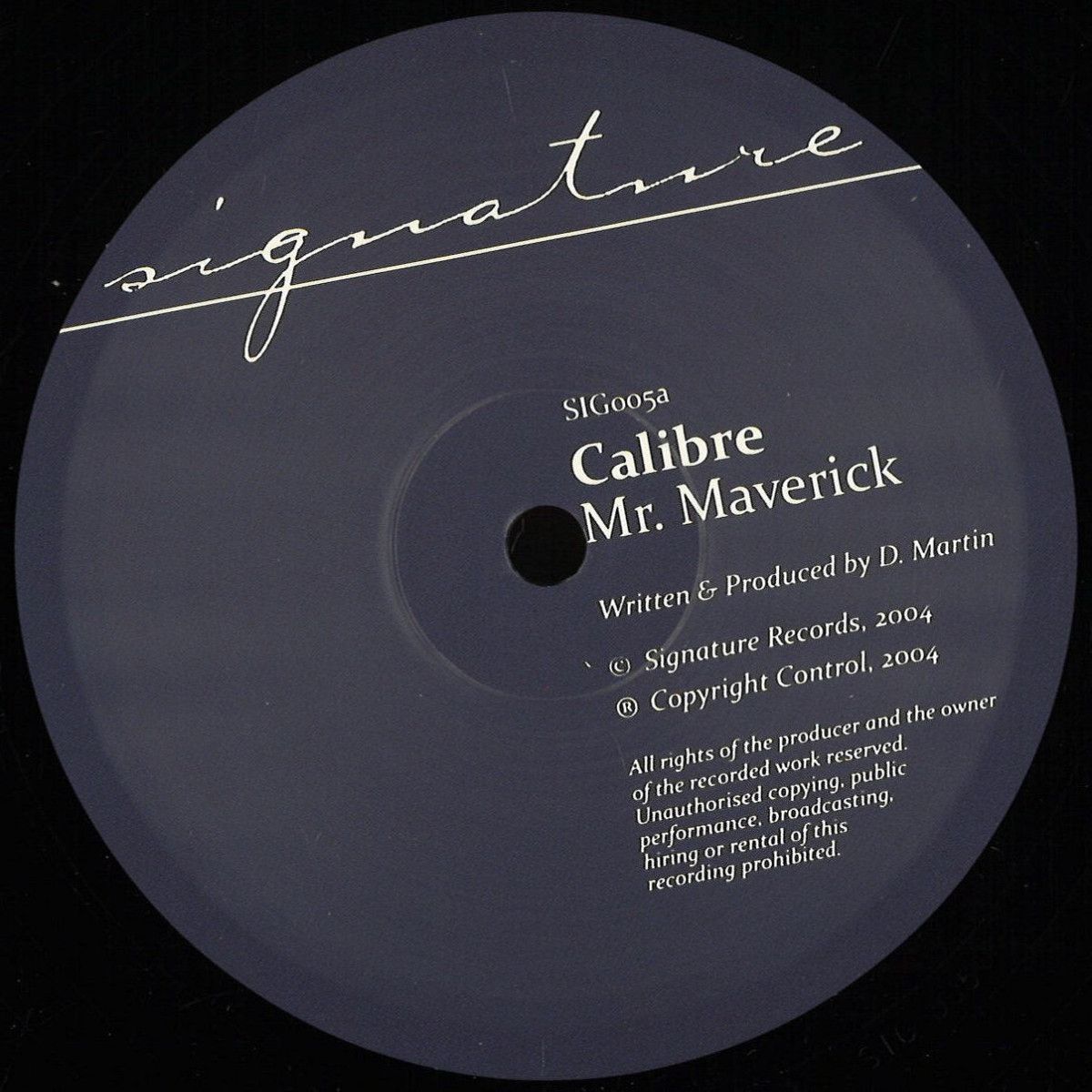 Calibre - Mr. Maverick / Highlander | Signature (SIG005R) - main