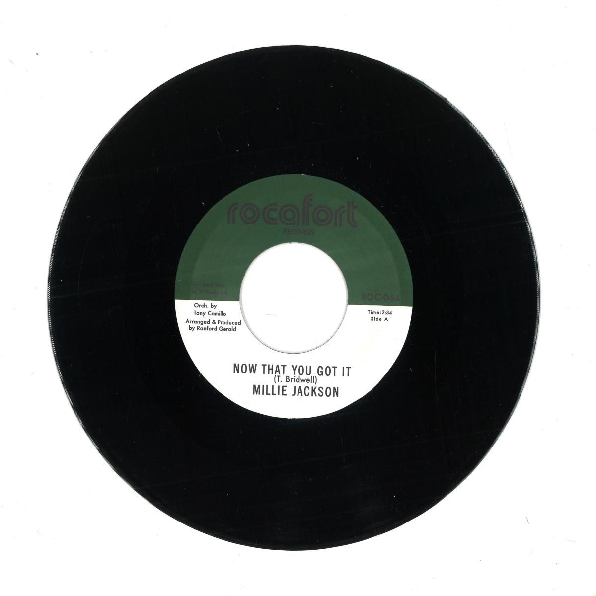 Millie Jackson - "Now That You Got It"/Hypocrisy (Alternative Version) 7" | Rocafort Records (ROC064) - main
