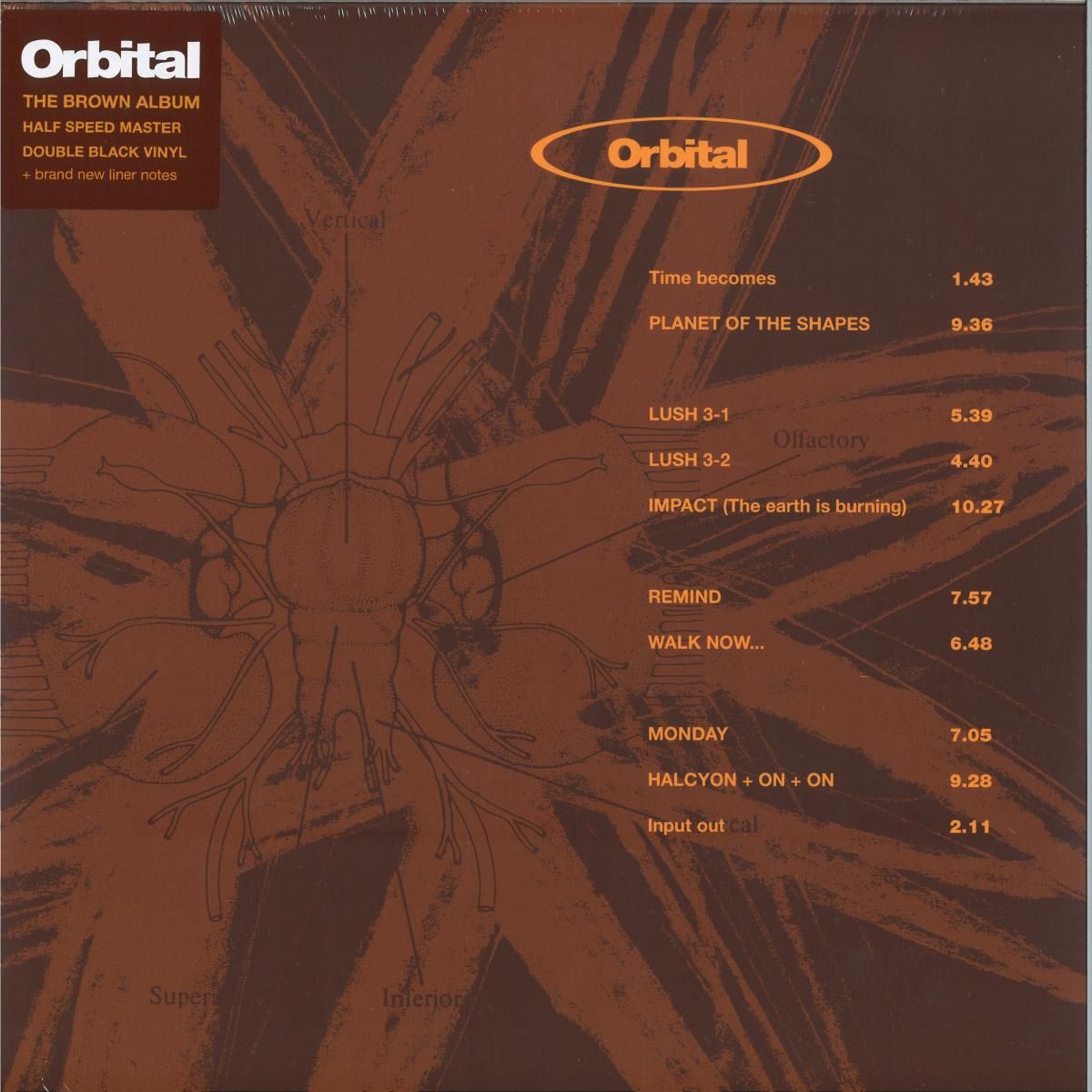 ORBITAL - Orbital 2 (The Brown Album) (LP 2x12") | London Records (LMS1725563) - main ORBITAL - Orbital 2 (The Brown Album) (LP 2x12") | London Records (LMS1725563) - main