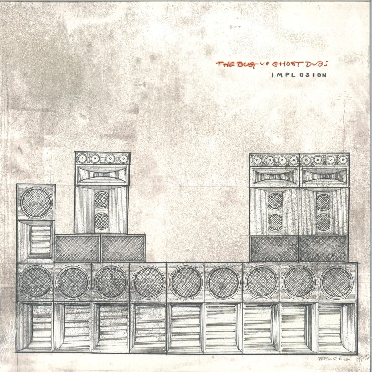 The Bug  &  Ghost Dubs - Implosion LP (2x12") | Pressure (PRESH027LP) - main