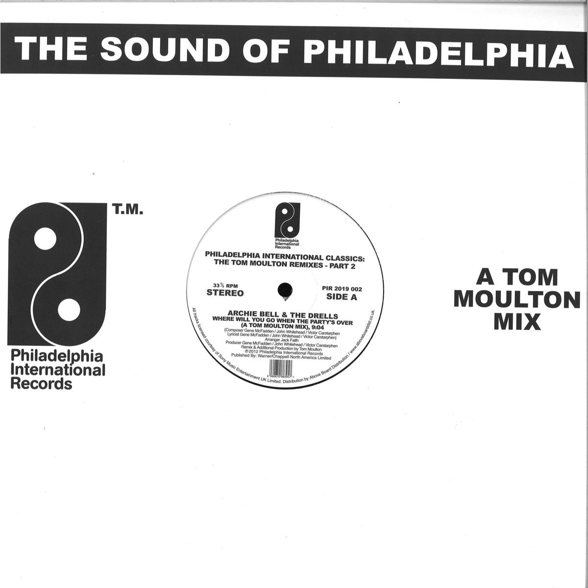 Various - Philadelphia International Classics - The Tom Moulton Remixes: Part 2 | PHILADELPHIA INTERNATIONAL REC (PIR2019002)