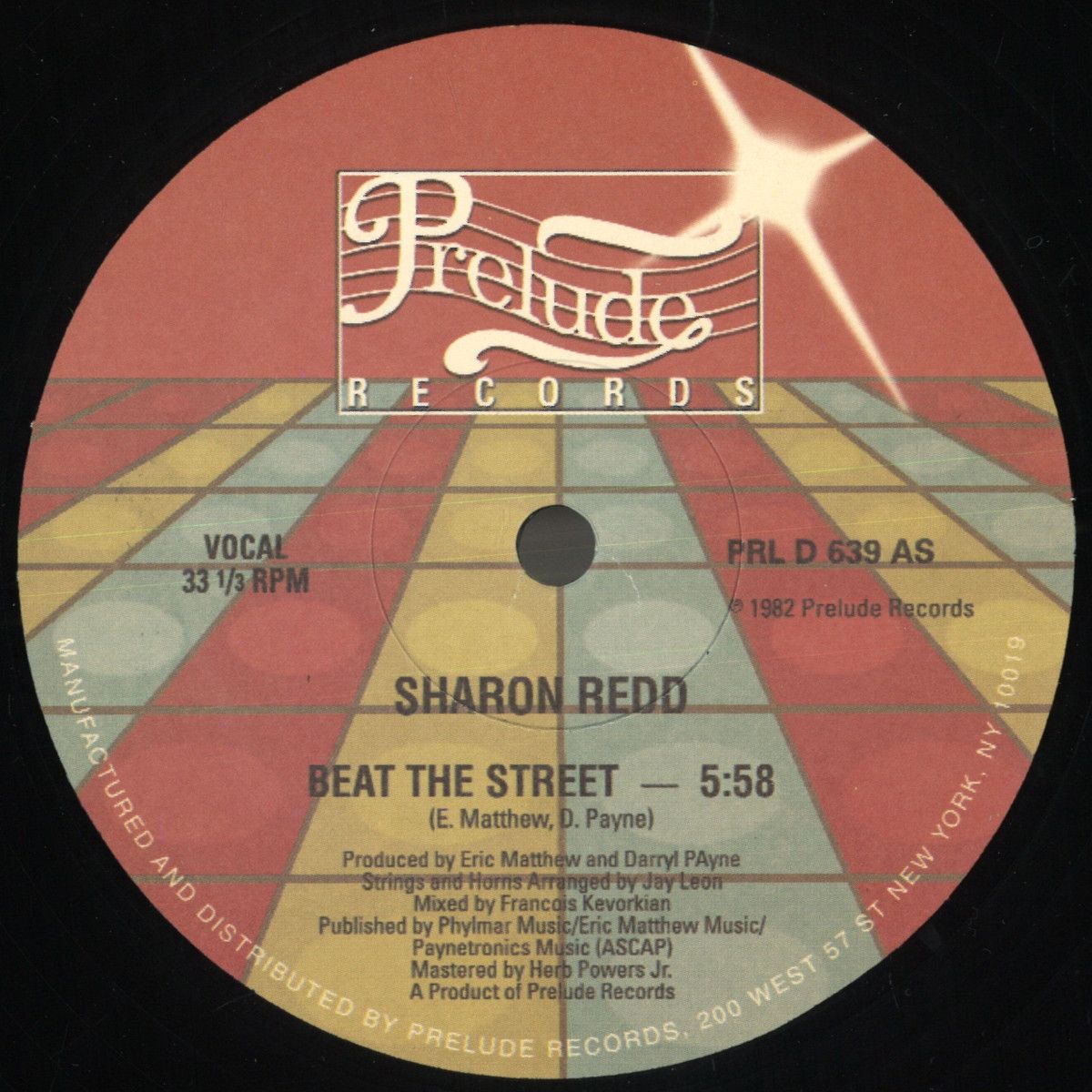 Sharon Redd - Beat The Street | Prelude Records (PRLD639) Sharon Redd - Beat The Street | Prelude Records (PRLD639)