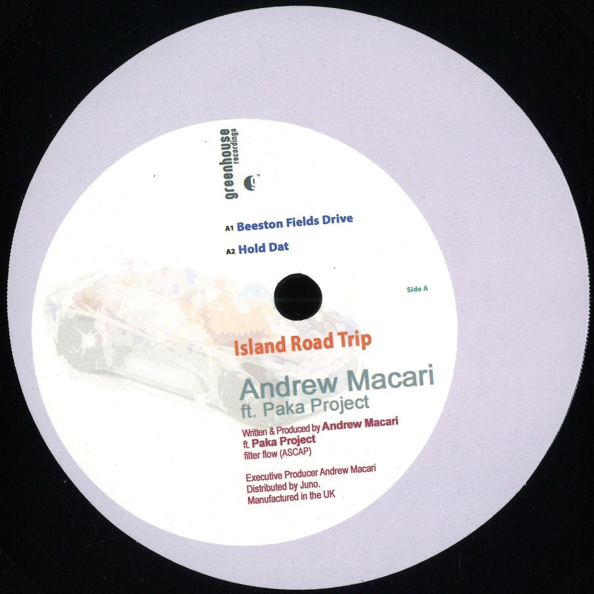 Andrew MACARI & PAKA PROJECT - Island Road Trip EP | Greenhouse Recordings US (GHR002V) - main Andrew MACARI & PAKA PROJECT - Island Road Trip EP | Greenhouse Recordings US (GHR002V) - main