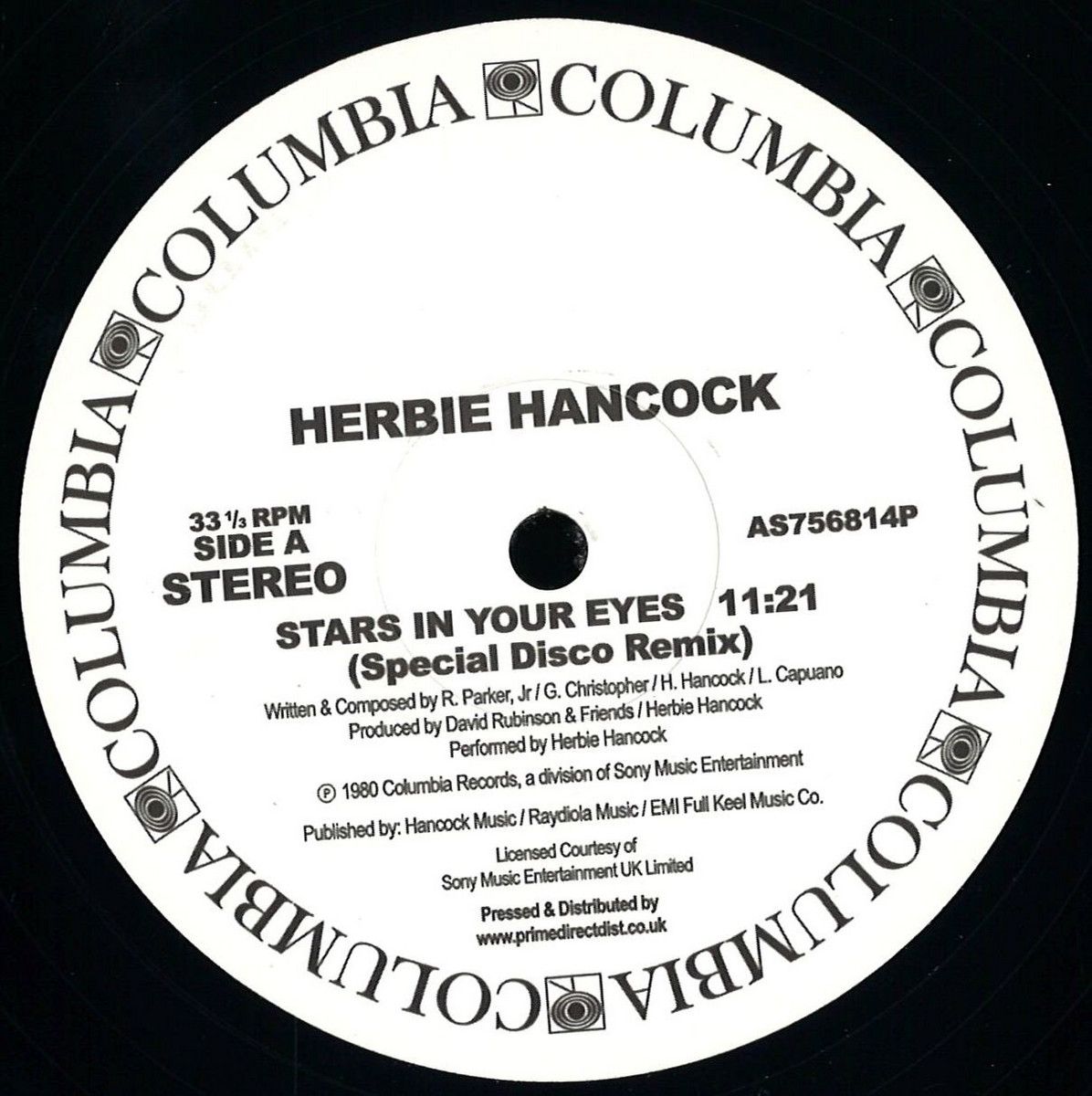 Herbie Hancock - Stars In Your Eyes / Saturday Night | Columbia (AS756814P) - main