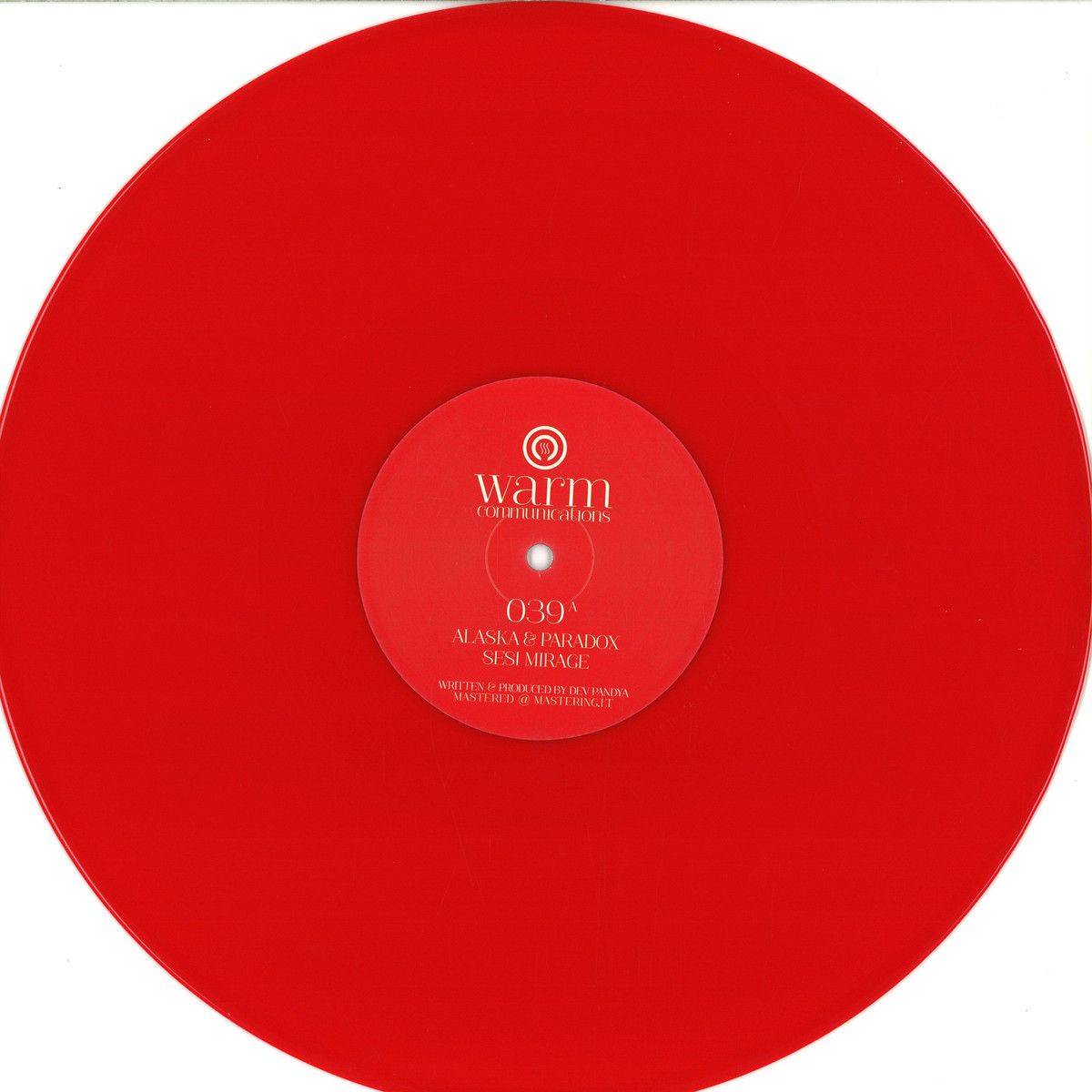 Alaska & Paradox - Sesi Mirage | Warm Communications (WARM039RP) - main Alaska & Paradox - Sesi Mirage | Warm Communications (WARM039RP) - main