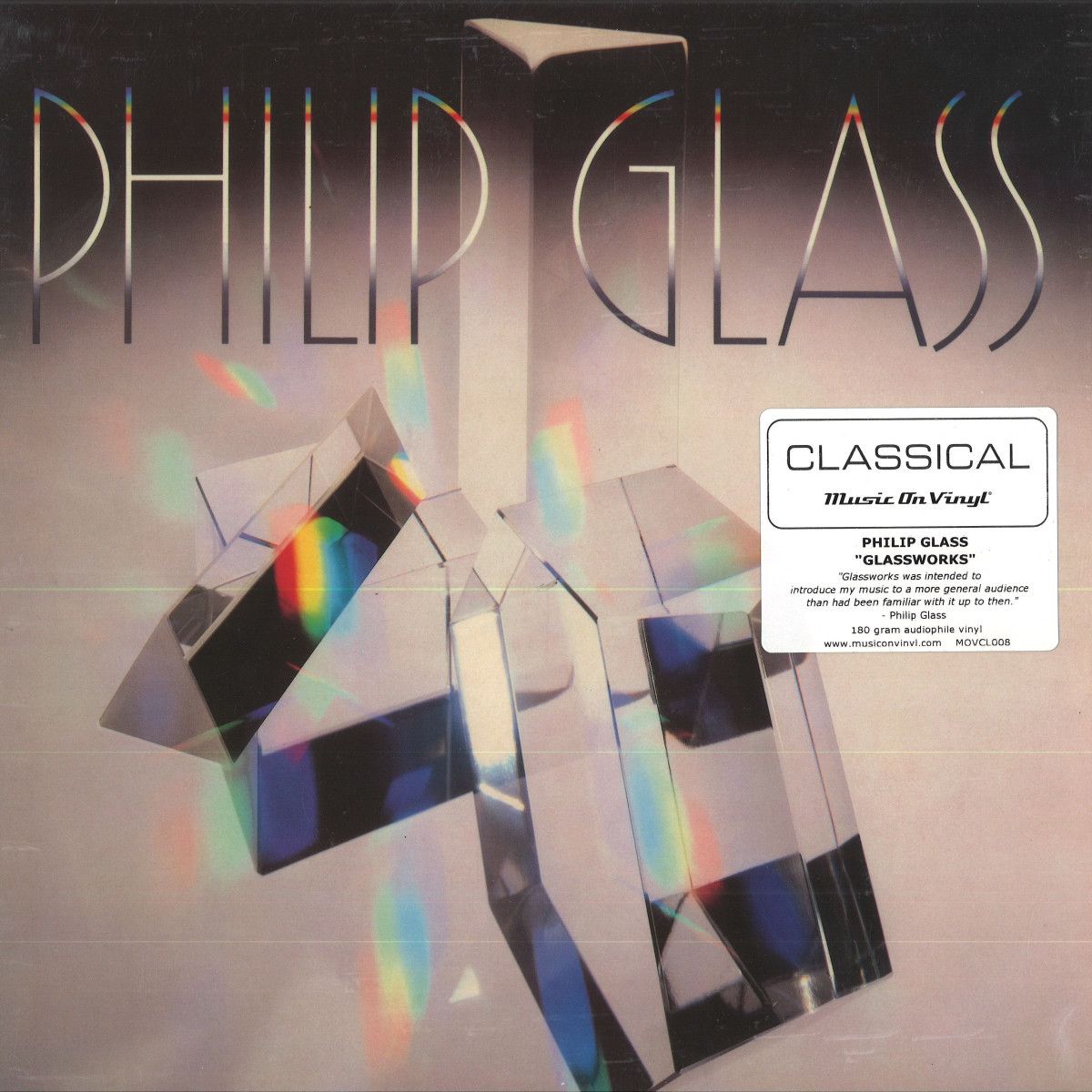 Philip Glass - Glassworks LP | Music On Vinyl (MOVCL008)