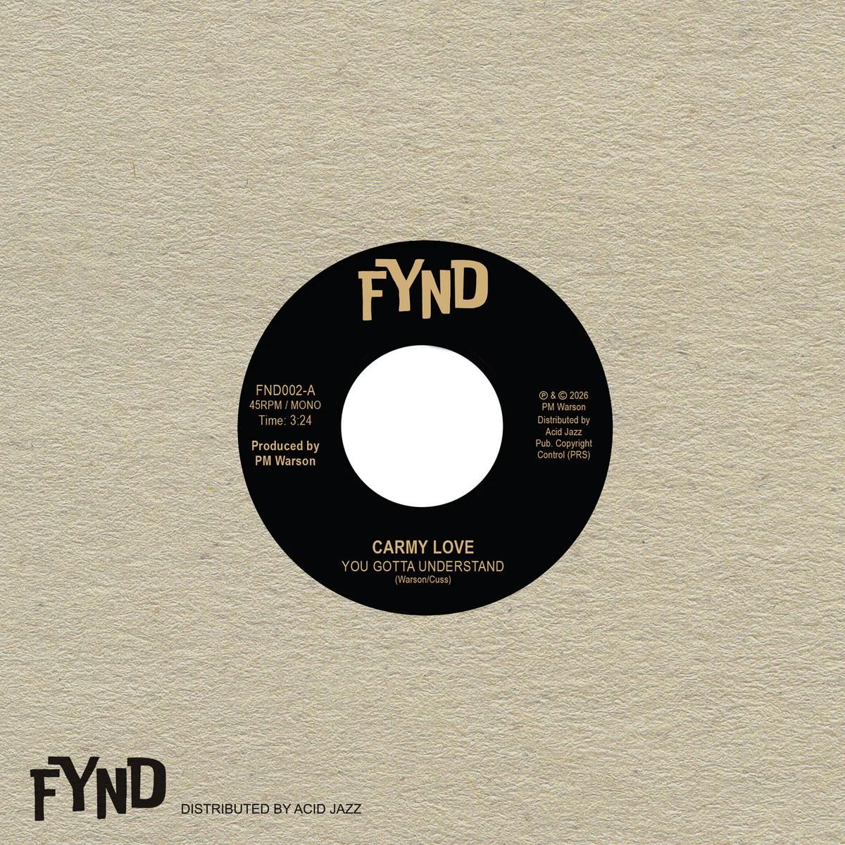 Carmy Love & PM Warson - You Gotta Understand / Thinking Of Leaving (7") | ACID JAZZ (FND002) - main Carmy Love & PM Warson - You Gotta Understand / Thinking Of Leaving (7") | ACID JAZZ (FND002) - main