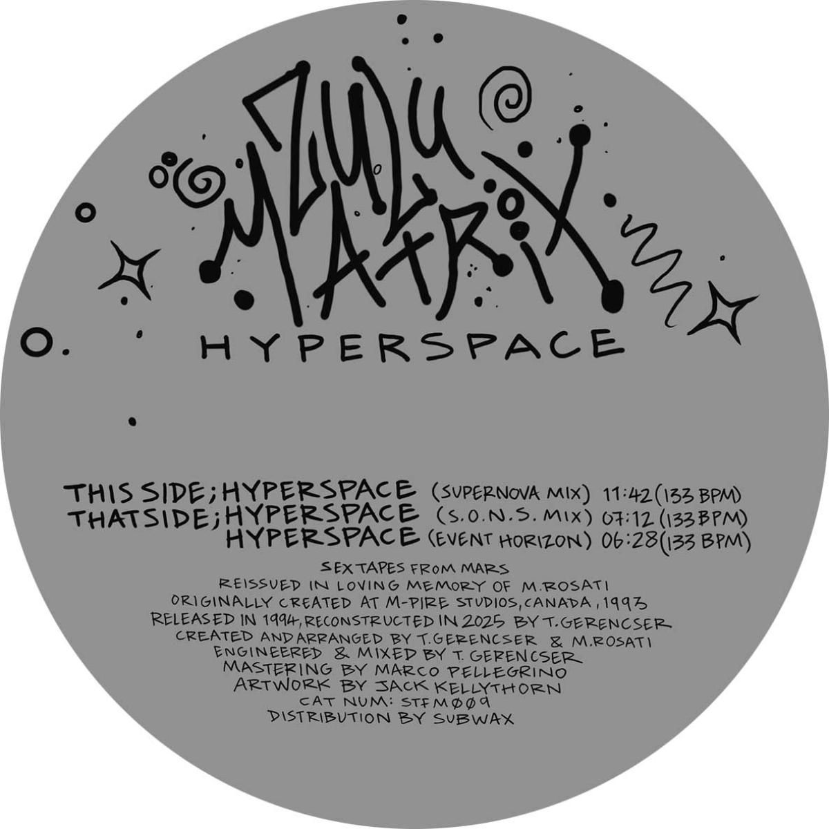 Zulu Matrix - Hyperspace (Incl. S.O.N.S Remix) | Sex Tapes From Mars (STFM009) - main Zulu Matrix - Hyperspace (Incl. S.O.N.S Remix) | Sex Tapes From Mars (STFM009) - main
