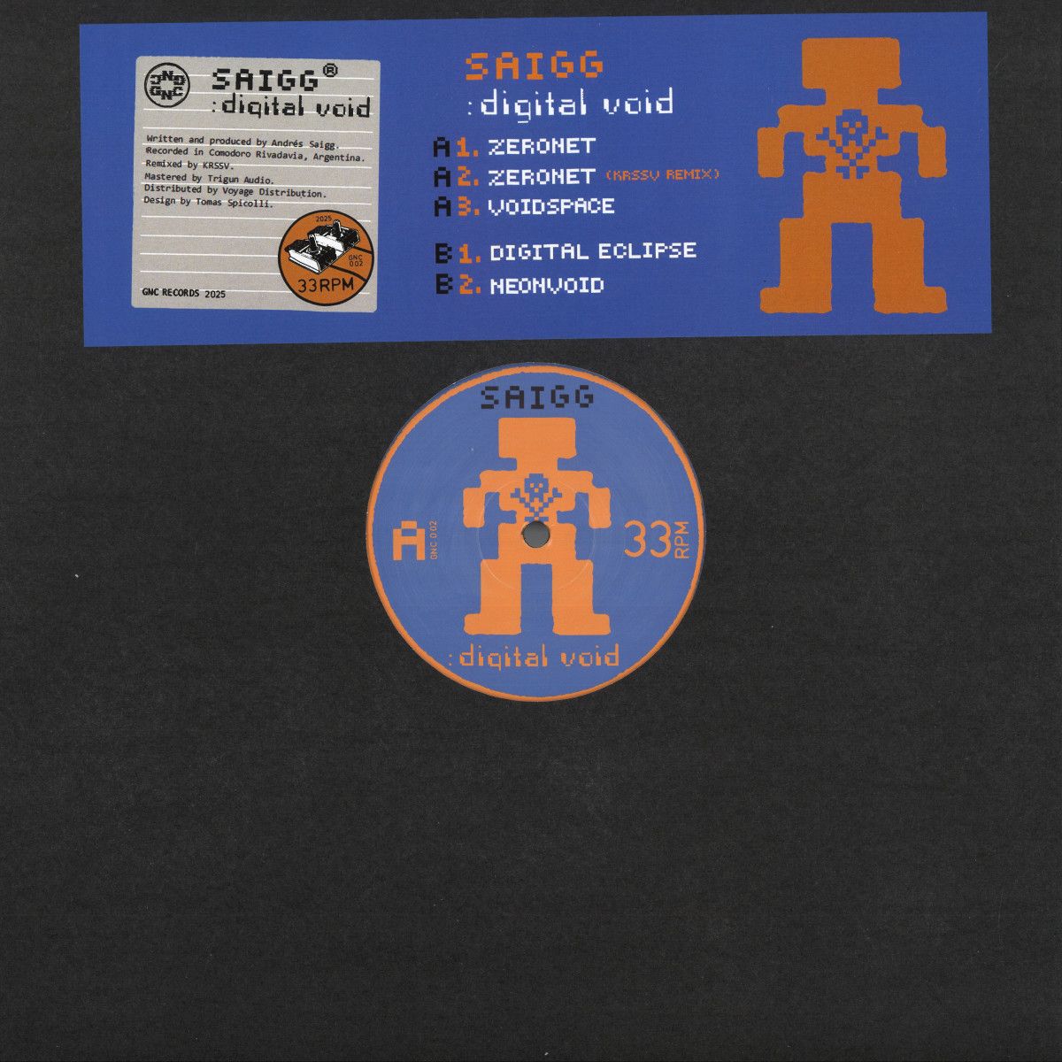 Saigg - Digital Void | GNC Records (GNC002) - main