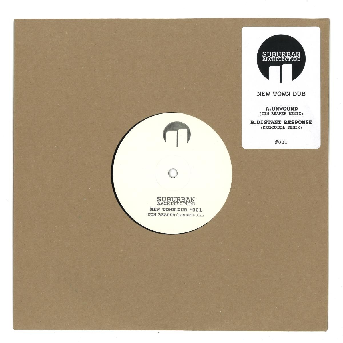 Tim Reaper & Drumskull - New Town Dub #001 (10") | Suburban Architecture (NEWDUB001) - main Tim Reaper & Drumskull - New Town Dub #001 (10") | Suburban Architecture (NEWDUB001) - main