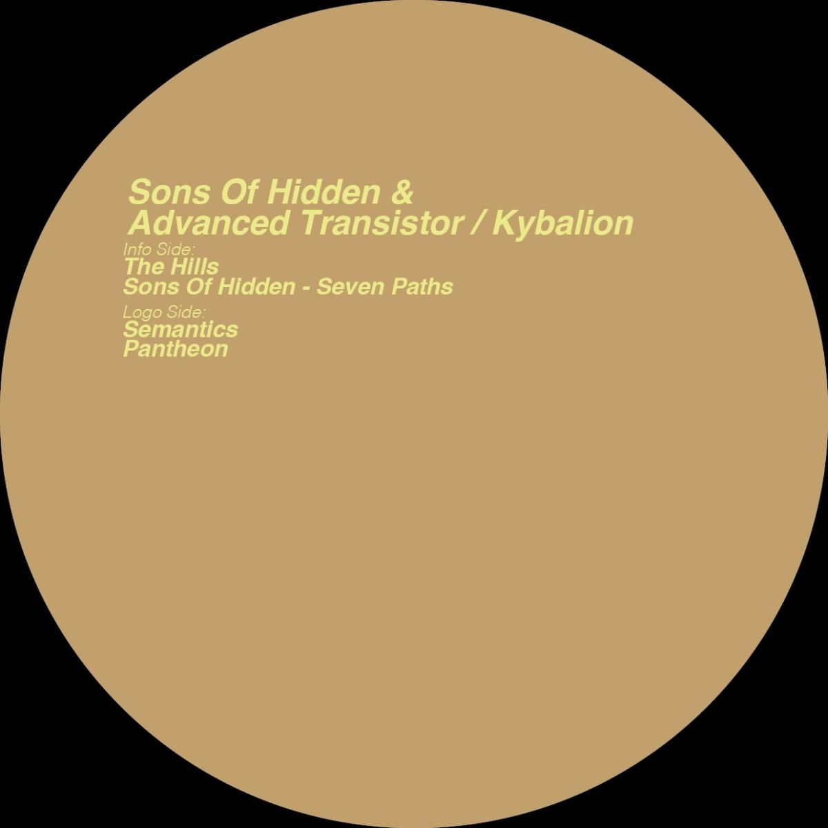 Sons of Hidden  &  Advanced Transistor - Kybalion | Key Vinyl (KEY058)
