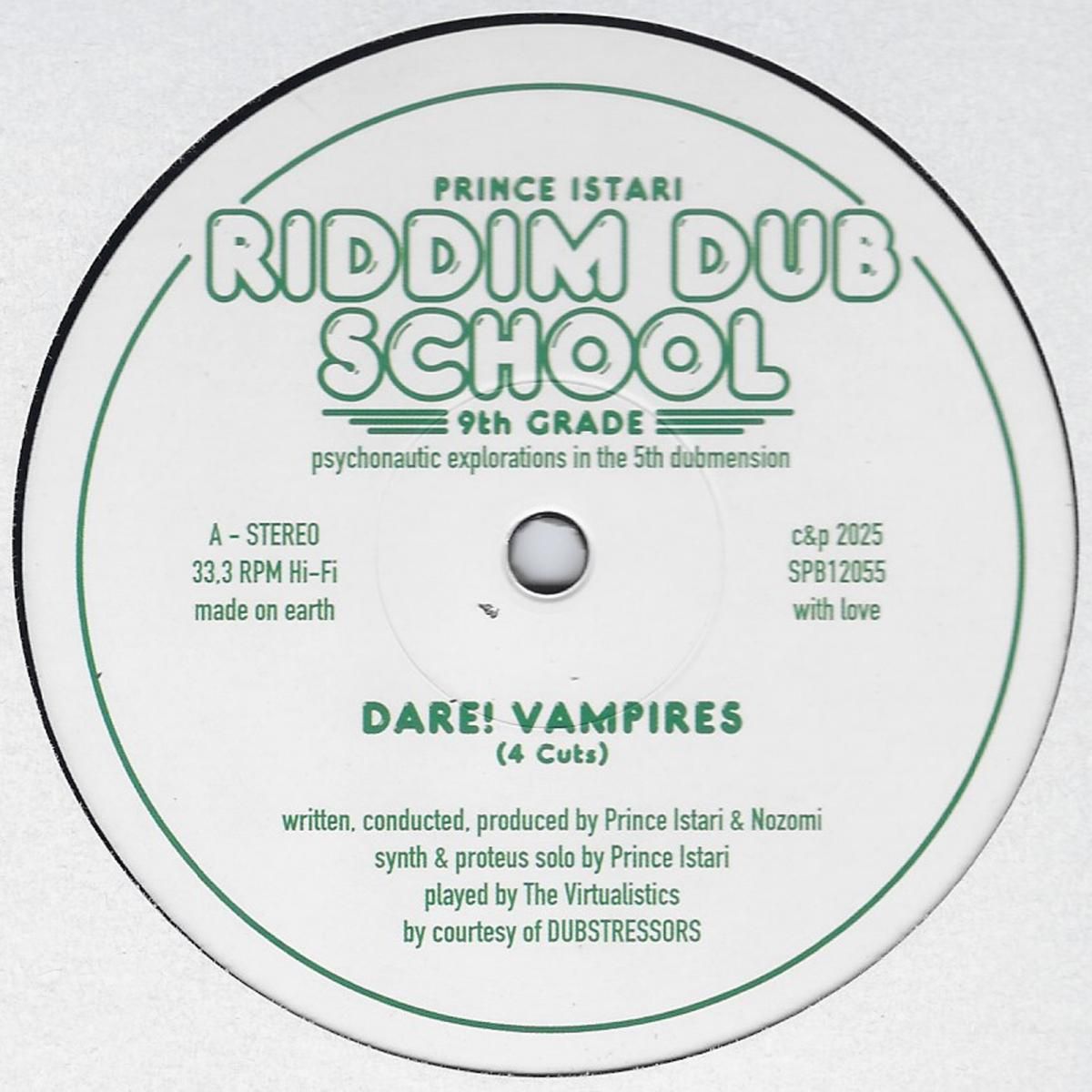 Prince Istari - Riddim Dub School 9th Grade | sozialistischerplattenbau (SPB12055) - main