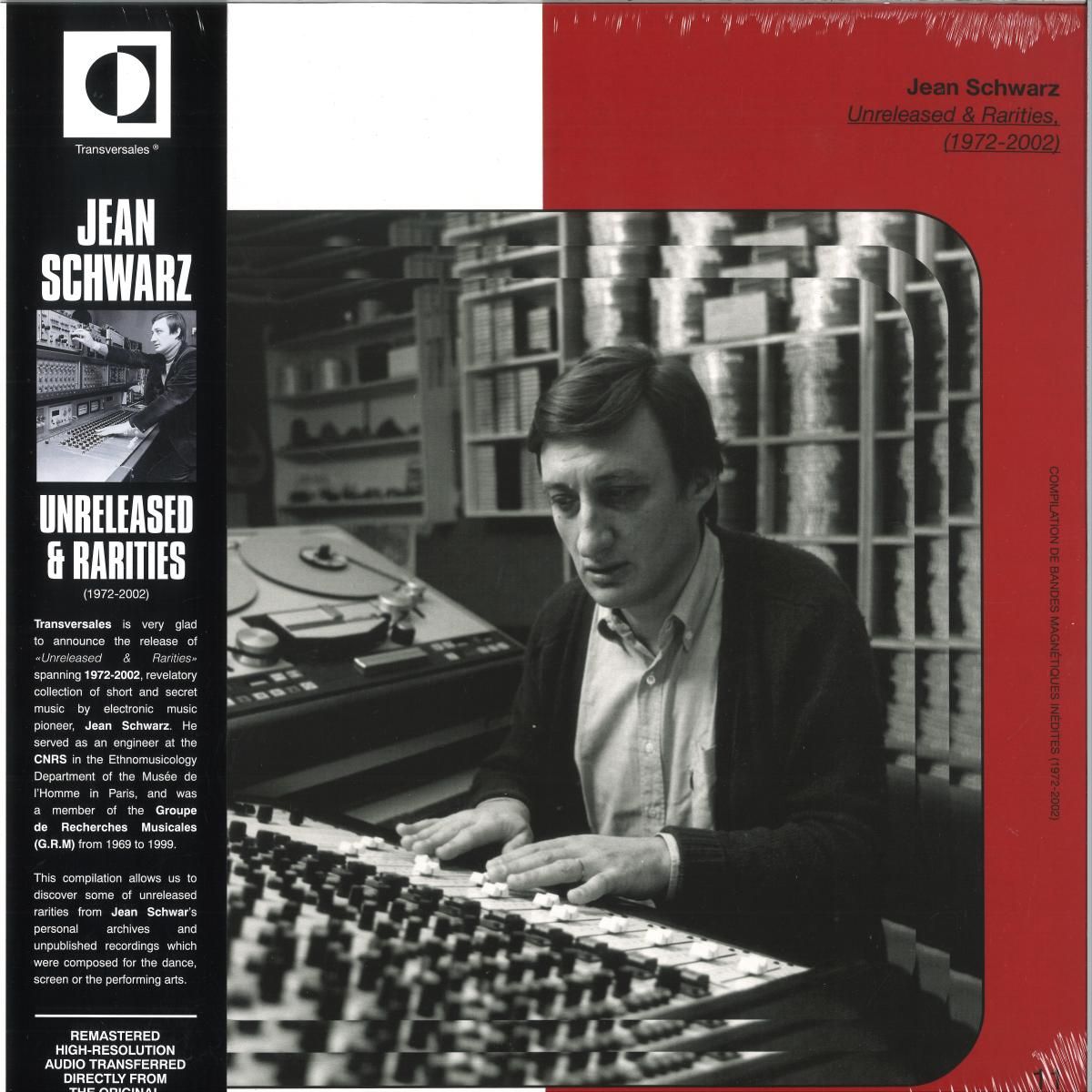 Jean Schwarz - Unreleased & Rarities (1972 - 2002) (LP) | Transversales Disques (TRS36) - main
