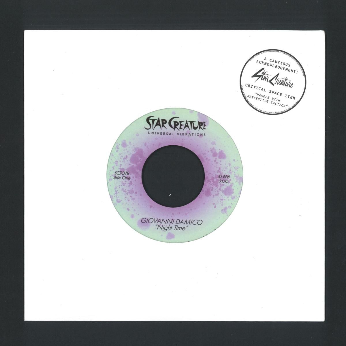 Giovanni Damico - Night Time 7" | Star Creature (SC7078) - main