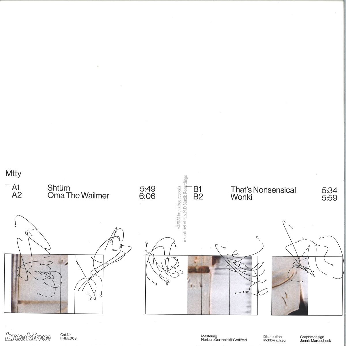 Mtty - FREE 003 | Breakfree Records (FREE003) - main