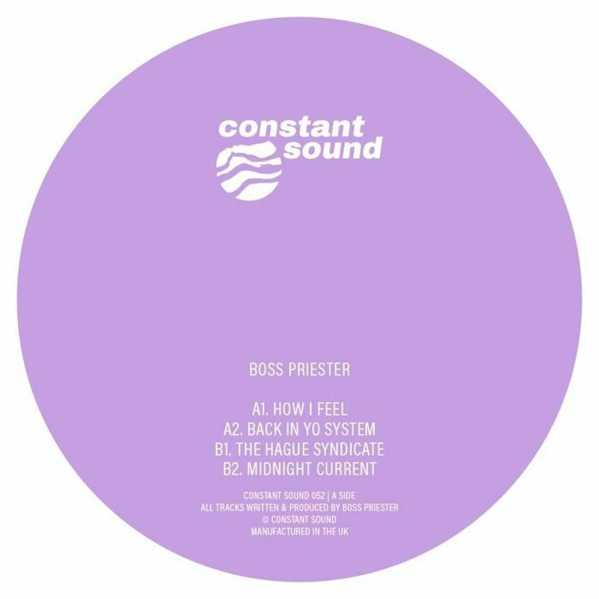 Boss Priester - CS 052 | Constant Sound (CS052) - main