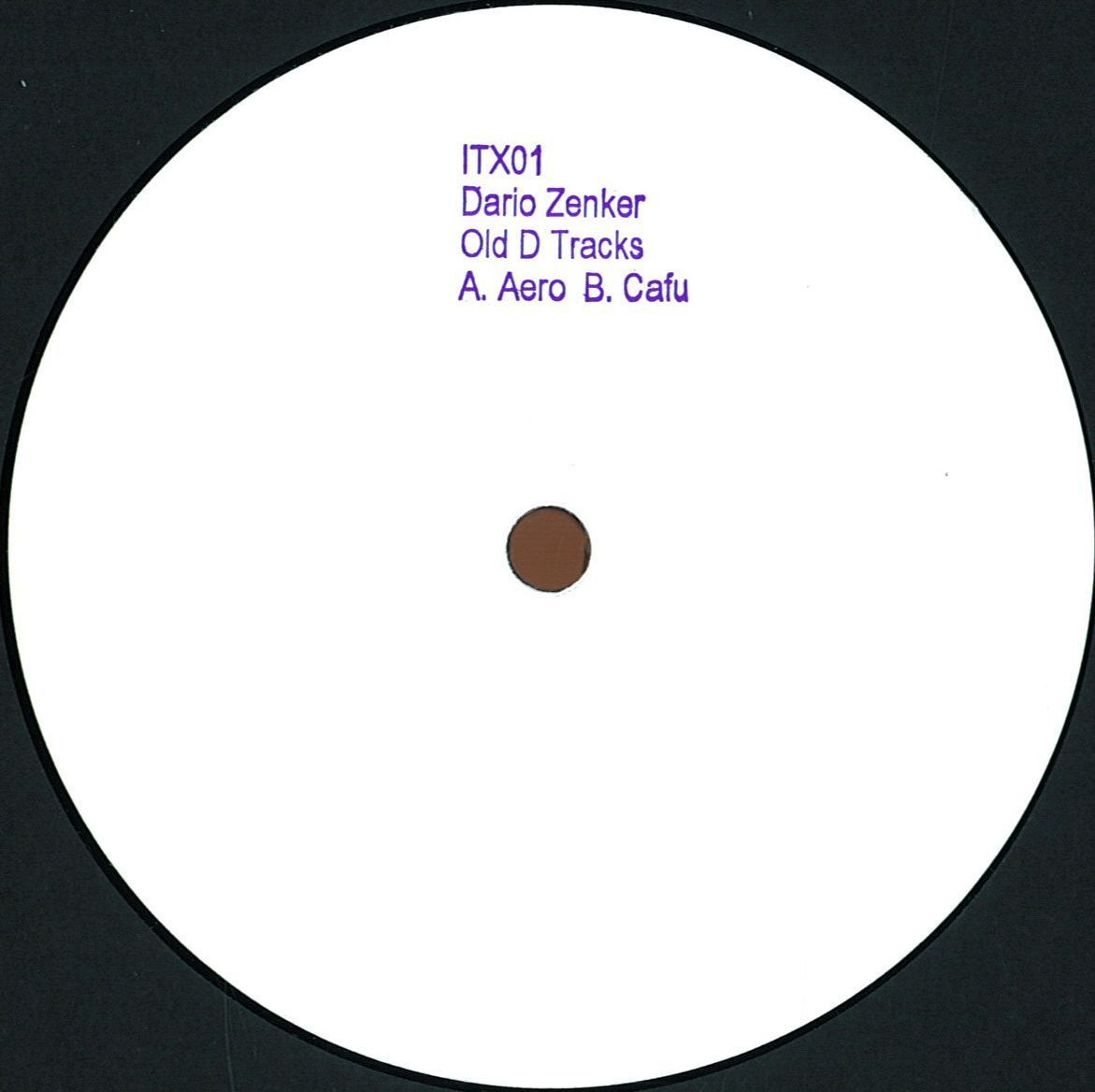 Dario Zenker - Old D Tracks | Ilian Tape ITX Series (ITX01) - main