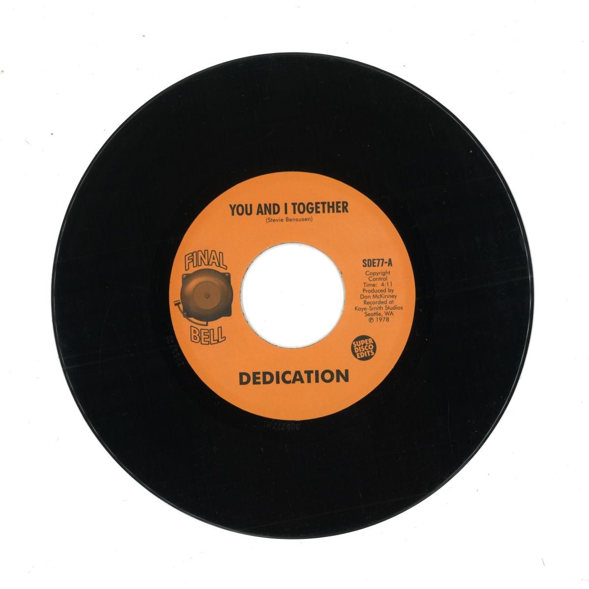 Dedication - You and I Together / How I Feel About You (7") | SUPER DISCO EDITS (SDE77)