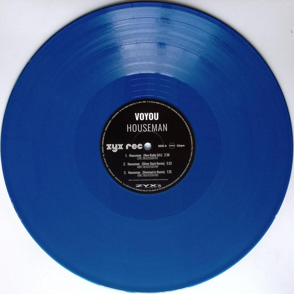 VOYOU - Houseman | Zyx Music (MAXI1198-12)