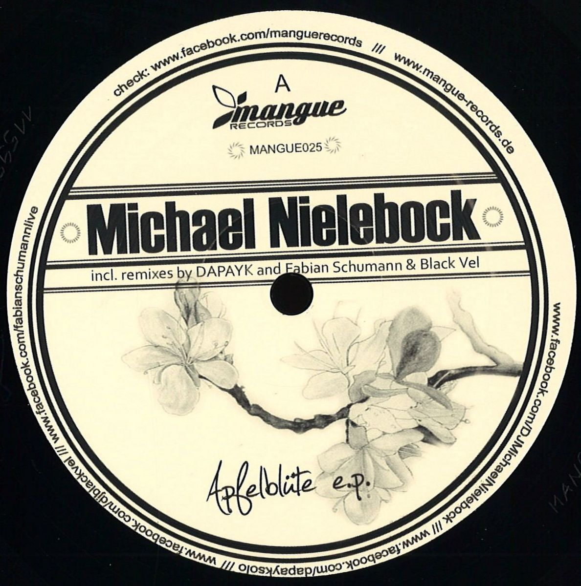 Michael Nielebock - Apfelbluete Ep | Mangue Records (MANGUE025) - main Michael Nielebock - Apfelbluete Ep | Mangue Records (MANGUE025) - main