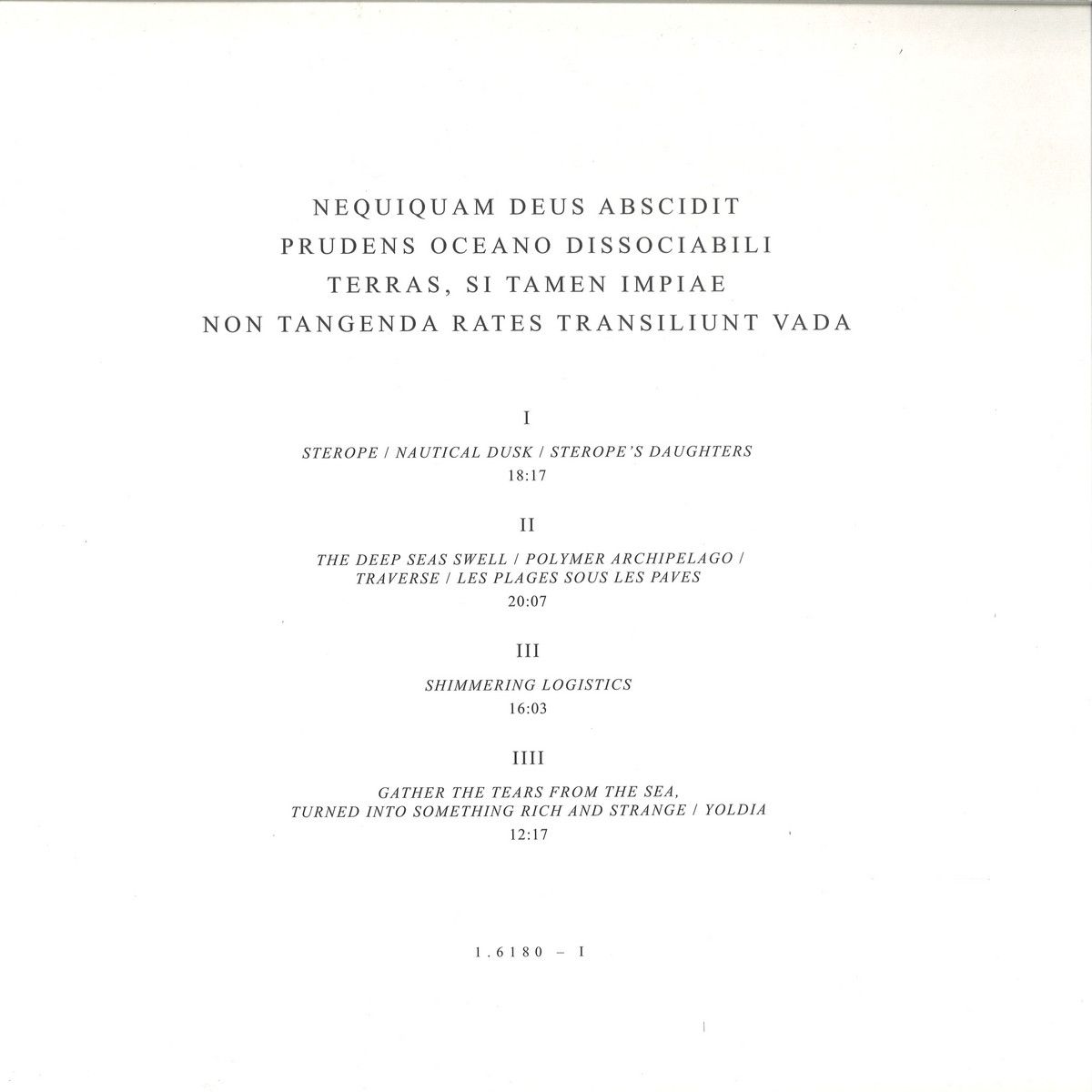 V  &  A - First LP 2x12" | RATIO AUREA / KULTAINEN LEIKKA (1.6180-1) - main