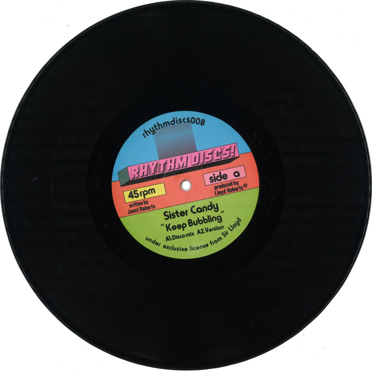 Sister Candy - Keep Bubbling | Rhythm Discs! (RHYTHMDISCS008) - main Sister Candy - Keep Bubbling | Rhythm Discs! (RHYTHMDISCS008) - main