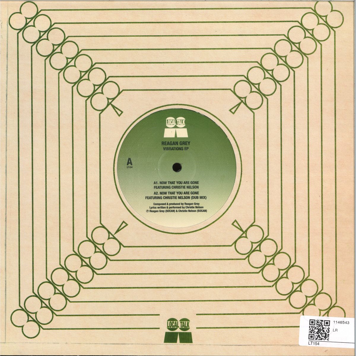 Reagan Grey - VIBRATIONS EP | Local Talk (LT154) - main
