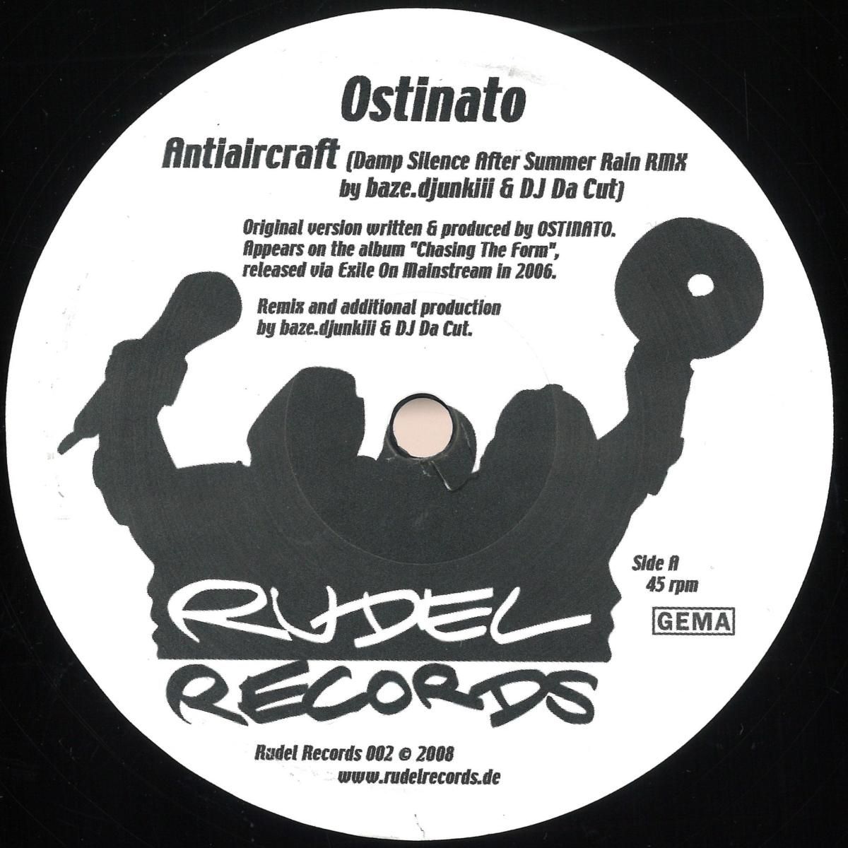 Ostinato  &  Dj Da Cut - Split EP | Rudel Records (RUDEL002) - main
