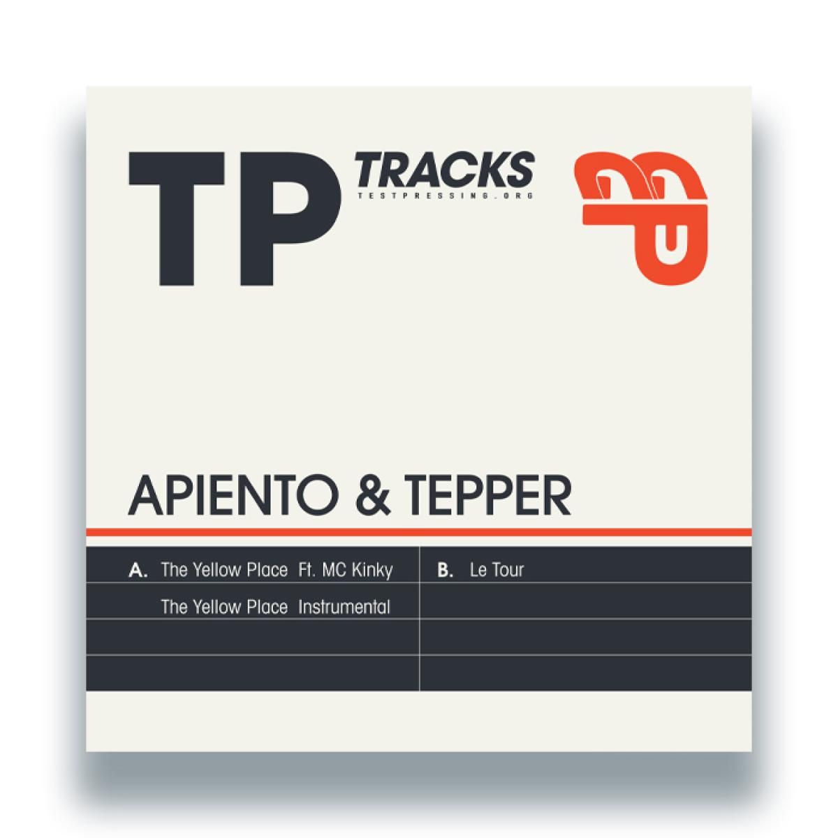 Apiento  &  Tepper - The Yellow Place / Le Tour | Test Pressing Tracks (TPT001) - main