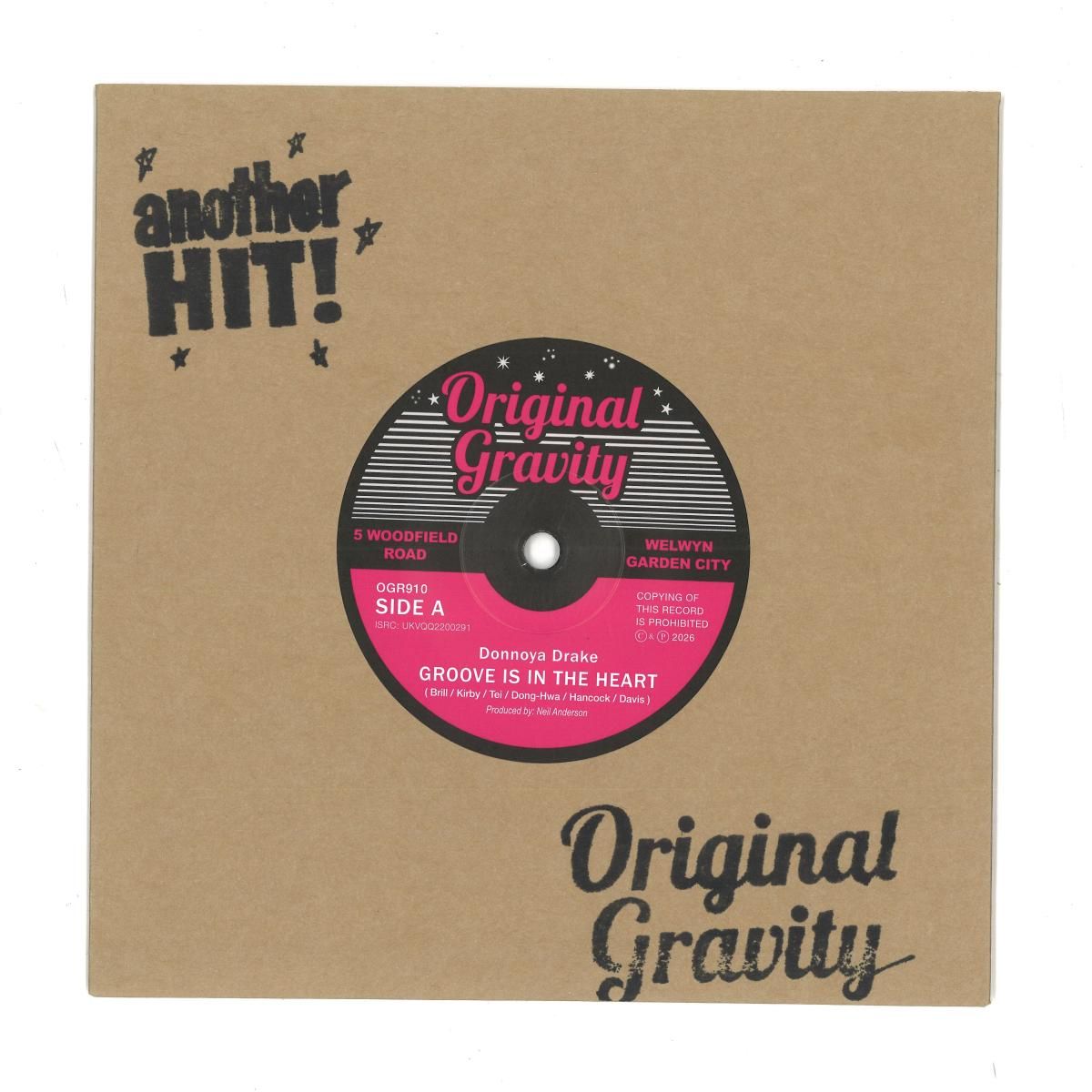 Donnoya Drake - Groove Is In The Heart (7") | Original Gravity (OGR910)
