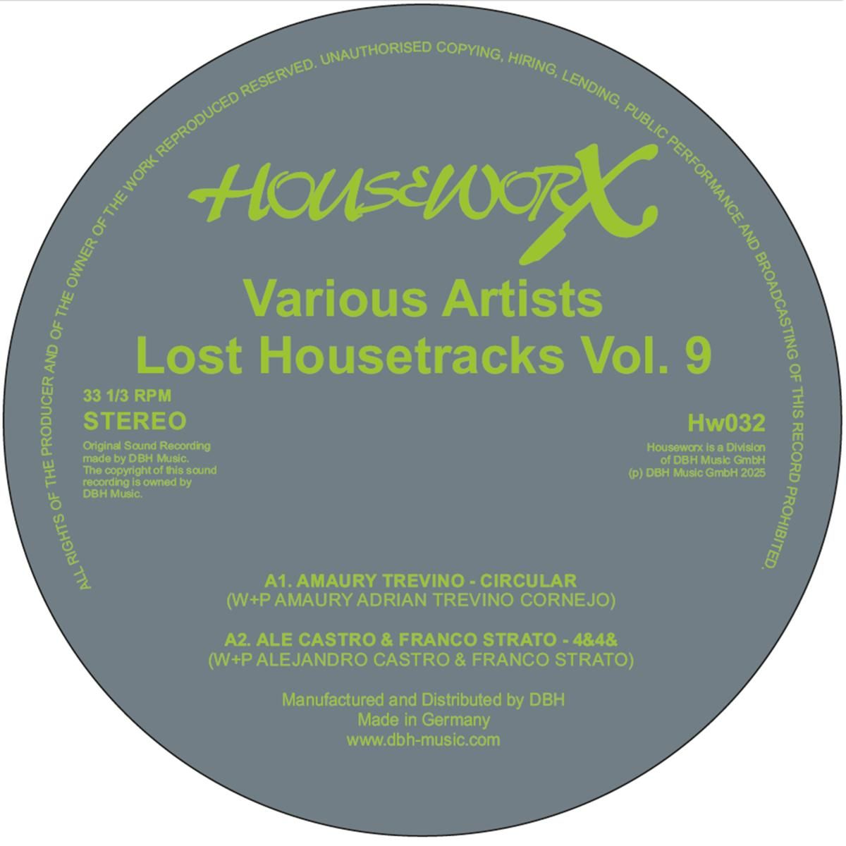 Various - Lost Housetracks Vol. 9 | Houseworx (HW032)