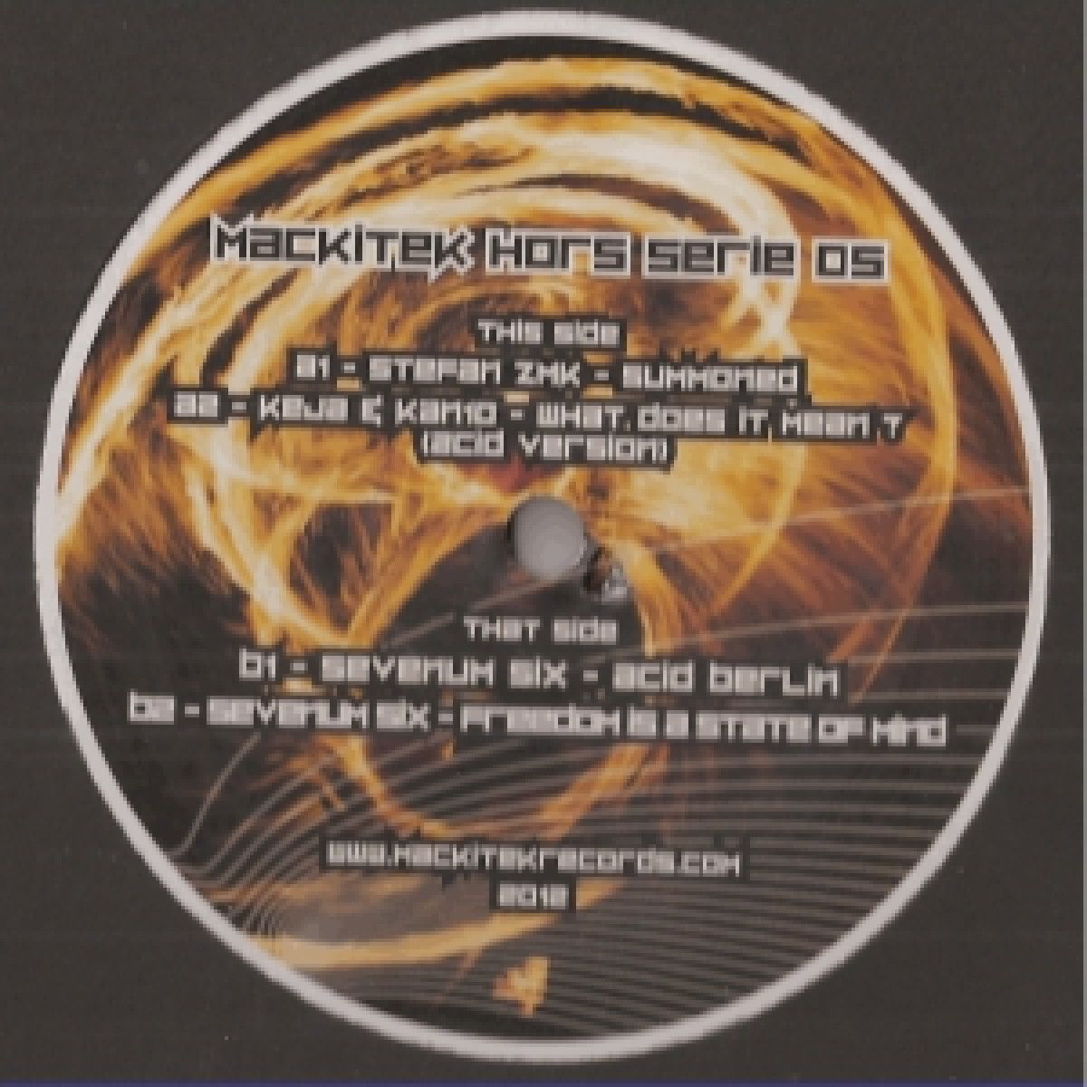 Stefan Zmk  &  Keja  &  Kan10  &  Sevenum Six - Summoned | Mackitek RECORDS (MACKITEK05)