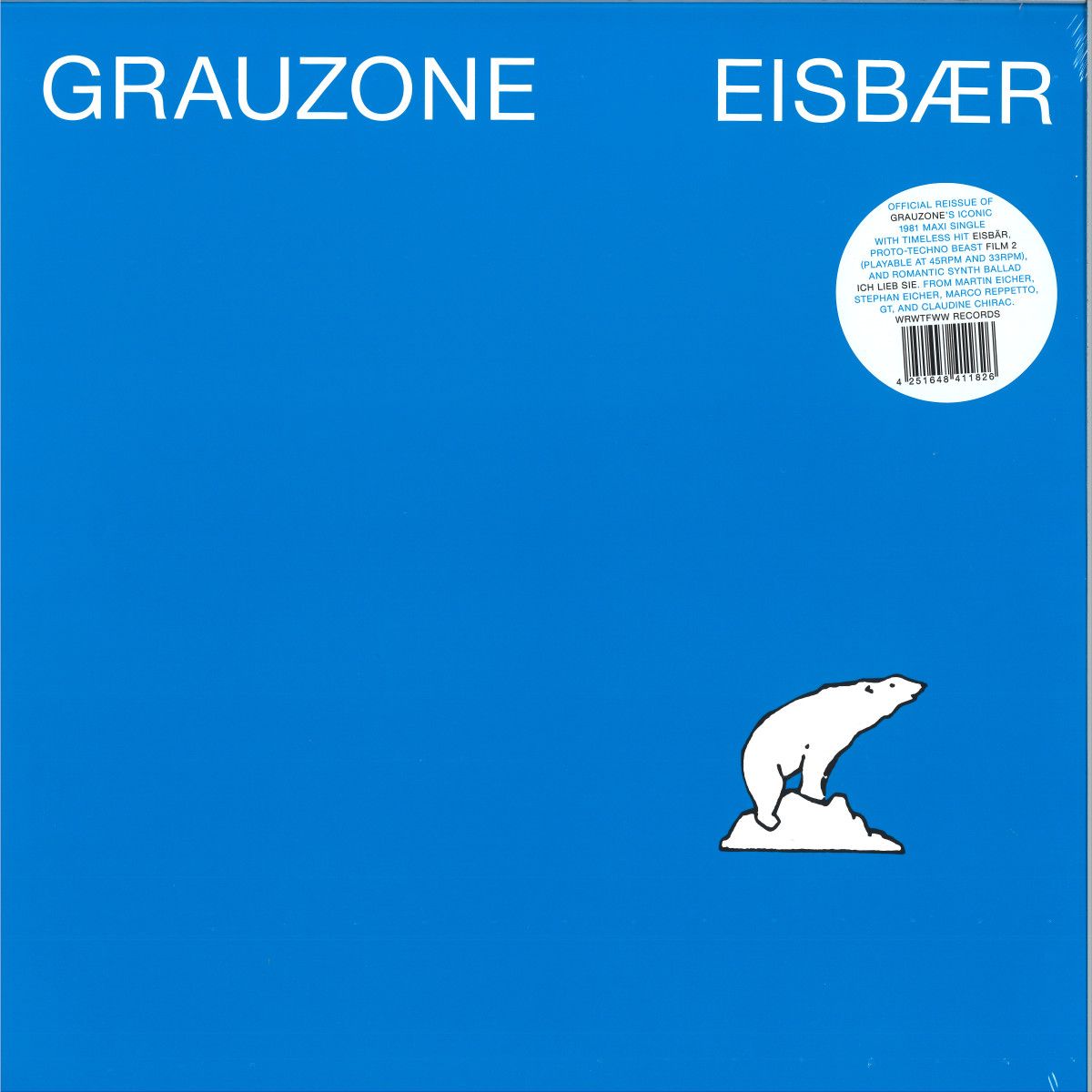 Grauzone - Eisbär | WRWTFWW Records (WRWTFWW041) - main Grauzone - Eisbär | WRWTFWW Records (WRWTFWW041) - main