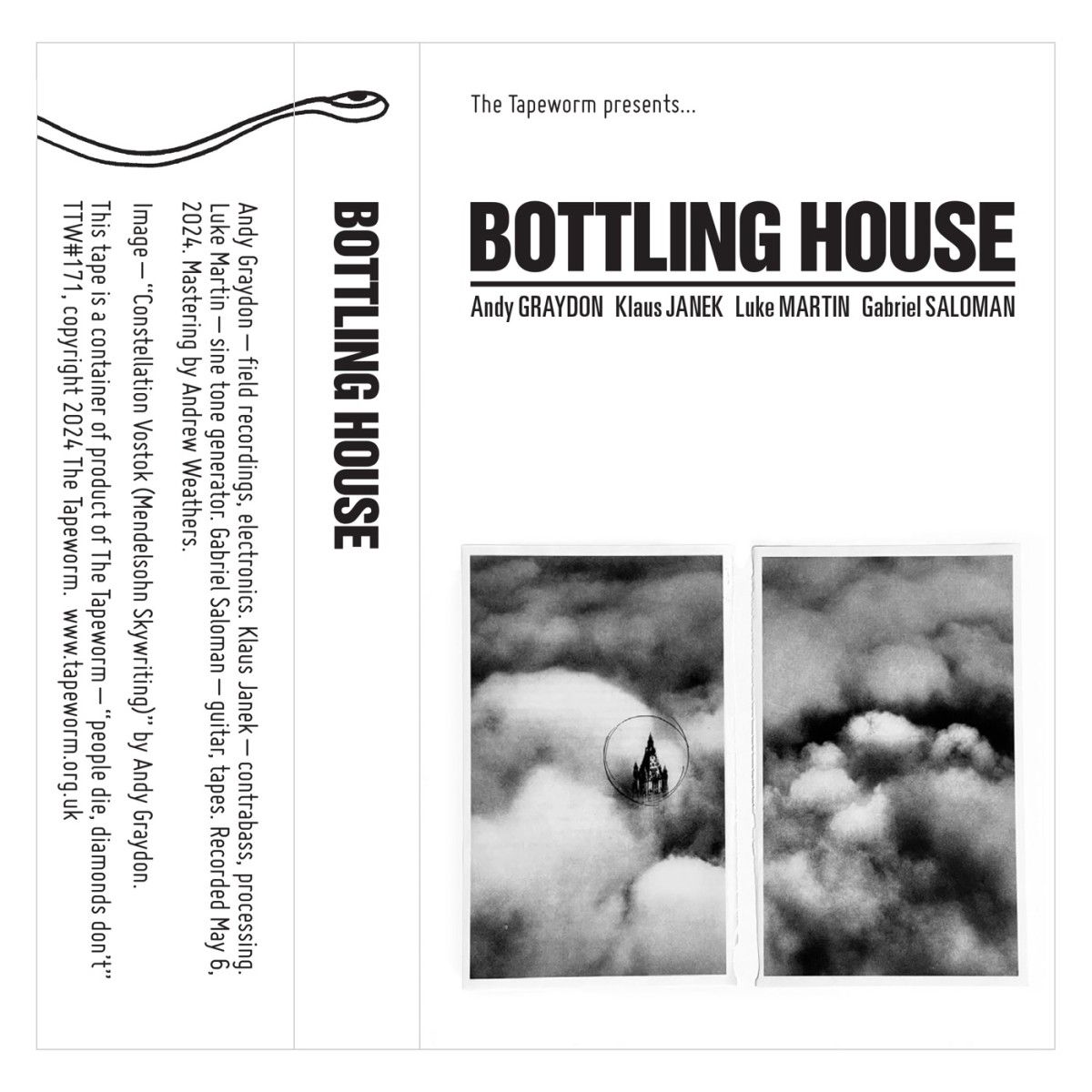 Bottling House - Bottling House MC (TAPE) | The Tapeworm (TTW171) - main Bottling House - Bottling House MC (TAPE) | The Tapeworm (TTW171) - main