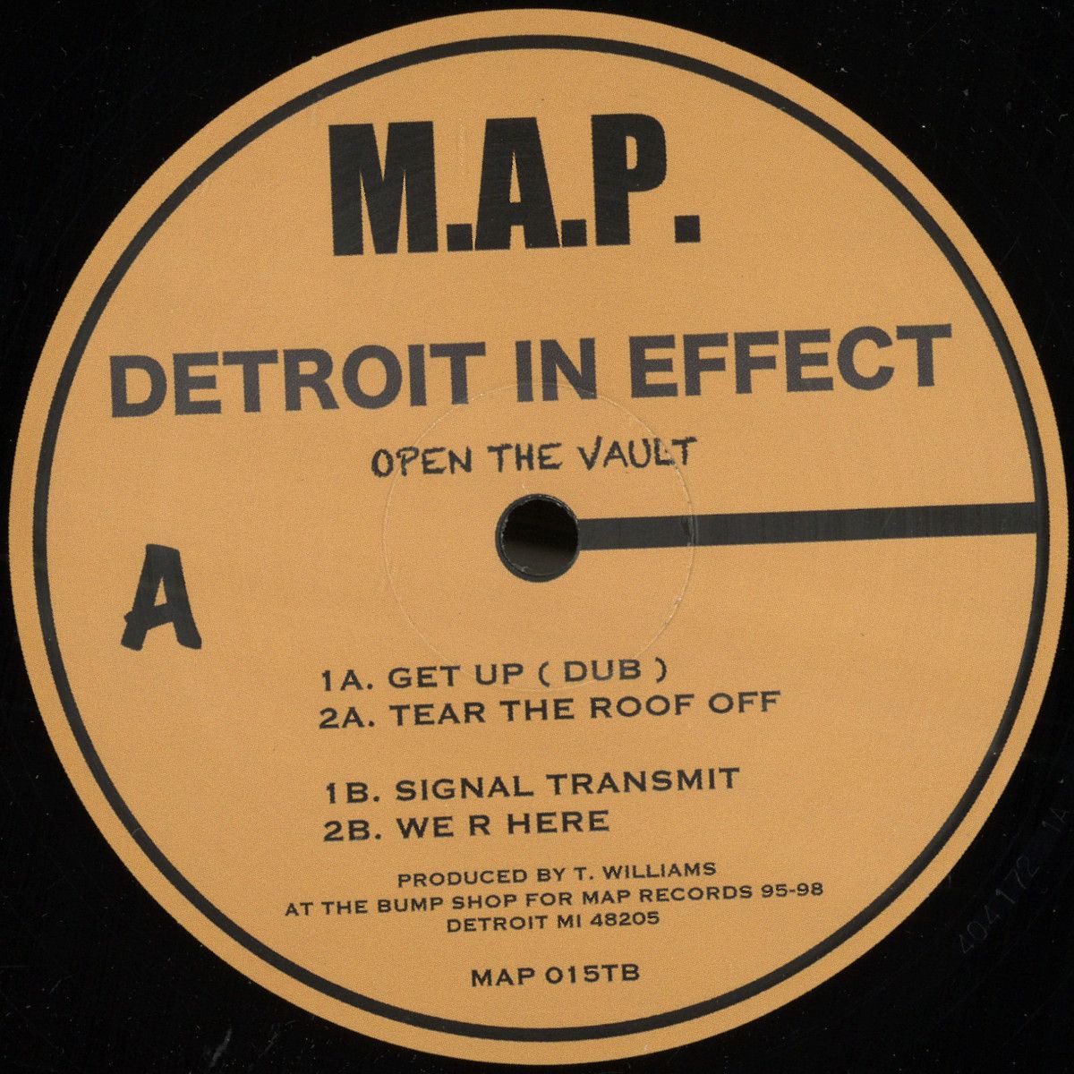 Detroit In Effect - Open The Vault | M.A.P. Records (MAP015TB)