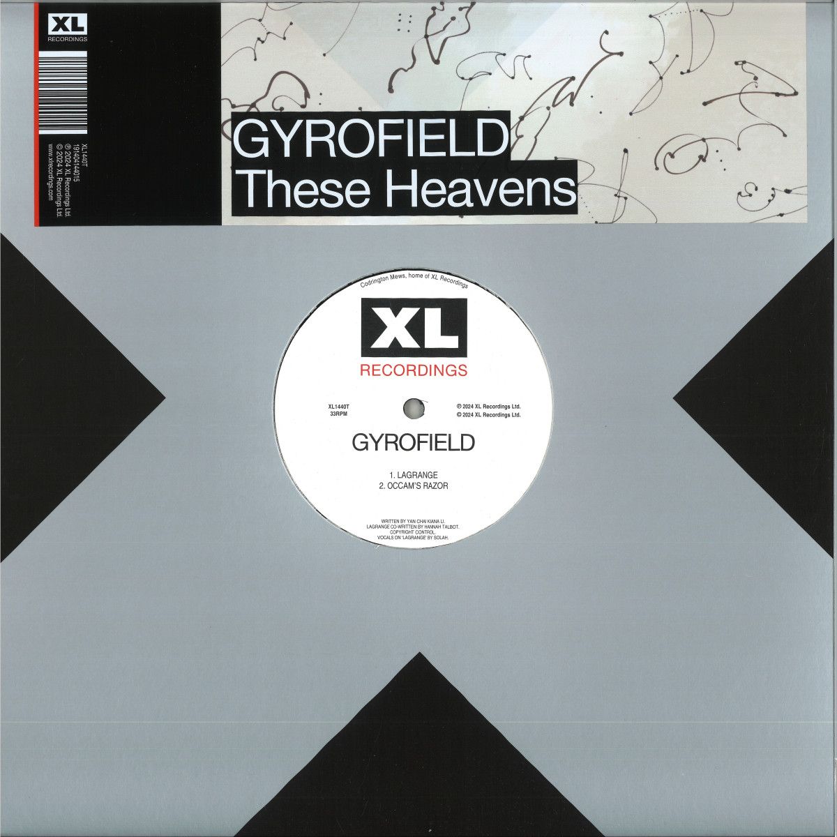 Gyrofield - THESE HEAVENS | XL Recordings (XL1440T) Gyrofield - THESE HEAVENS | XL Recordings (XL1440T)
