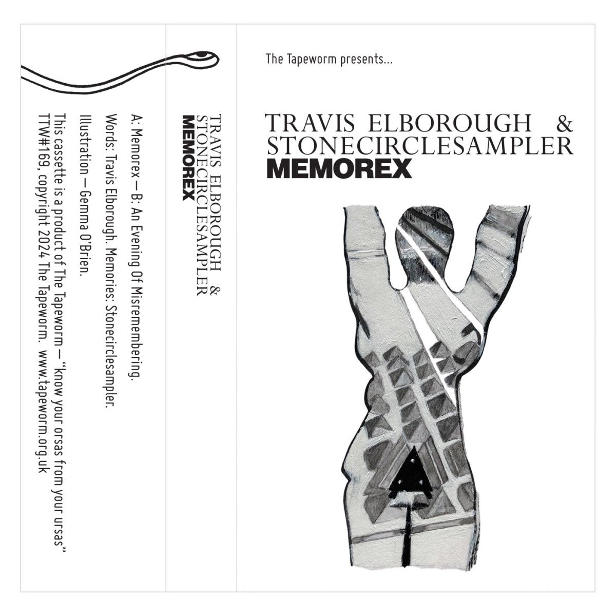Travis Elborough & Stonecirclesampler - Memorex (MC) TAPE | The Tapeworm (TTW169) Travis Elborough & Stonecirclesampler - Memorex (MC) TAPE | The Tapeworm (TTW169)