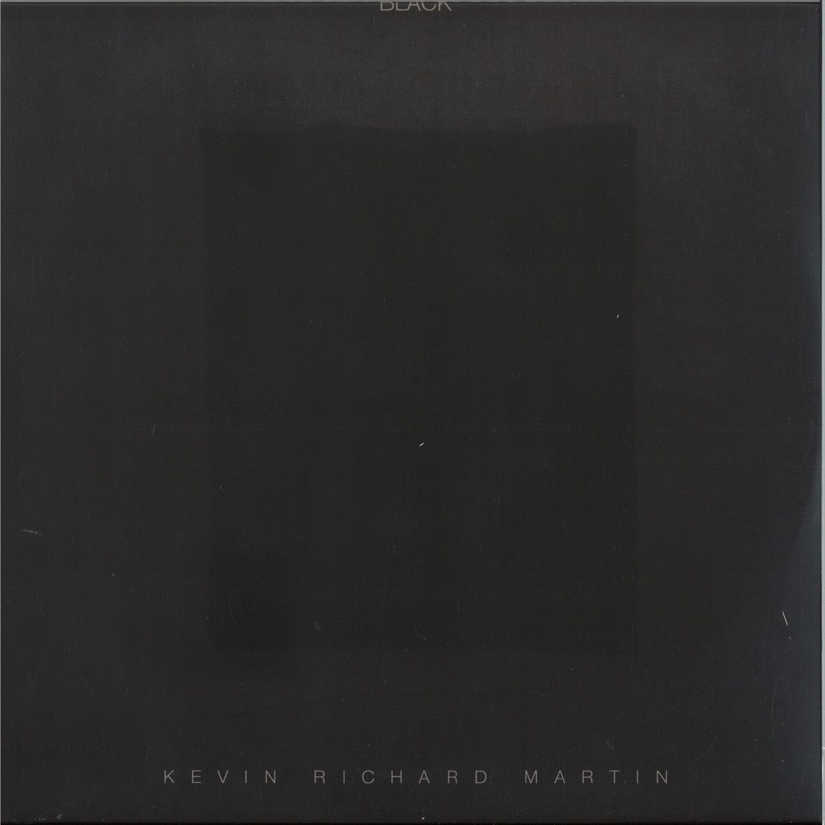 Kevin Richard Martin - Black LP 2x12" | Intercranial Records (ICLR018LP)