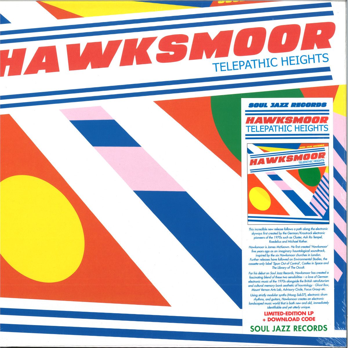 HAWKSMOOR - TELEPATHIC HEIGHTS LP | Soul Jazz Records (SJRLP534) HAWKSMOOR - TELEPATHIC HEIGHTS LP | Soul Jazz Records (SJRLP534)